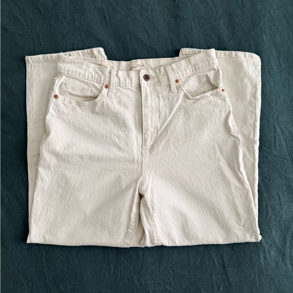 Cream Denim Jeans